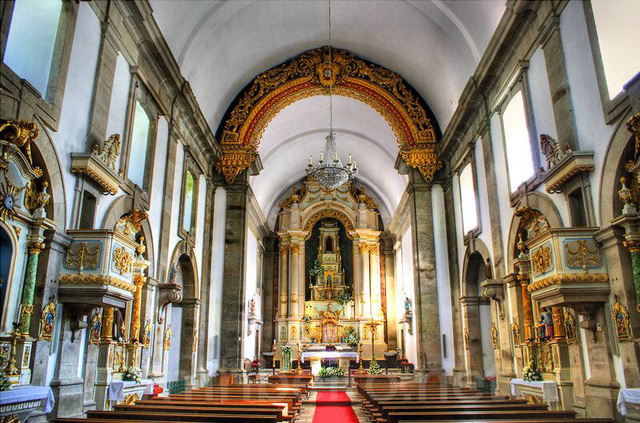 Interior do Santuário de Nossa Senhora da Peneda