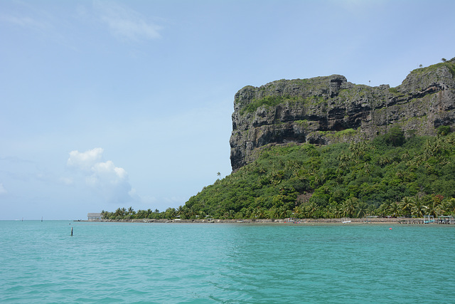 Polynésie Française, The Maupiti Atoll, Southern Cliff