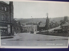 DSCF1374 The site that became Pateley Bridge bus station pre-1956 (photo on display at Nidderdale Museum)