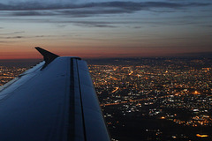 Night flight into Amman (Explored)