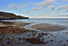 Looking north from Sandsend, North Yorkshire
