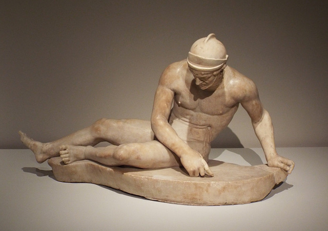Marble Dying Gaul in the Metropolitan Museum of Art, July 2016