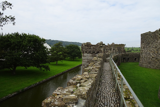 On The Walls Of Beaumaris Castle