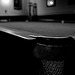 Brooklands Museum January 2015 Snooker Table mono