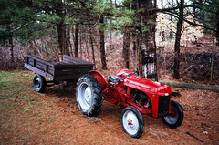 Red Ford Tractor (2)