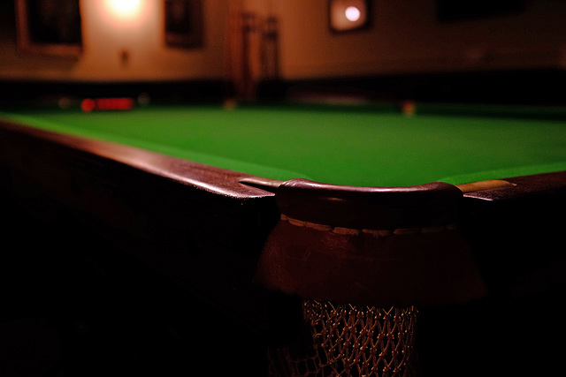 Brooklands Museum January 2015 Snooker Table