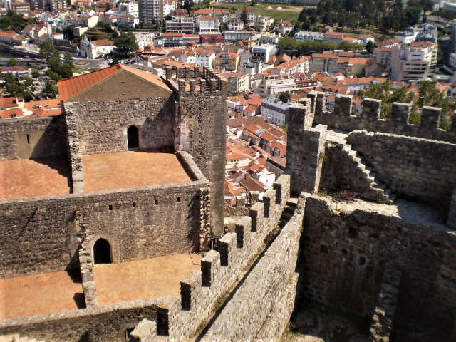 Looking south, from the keep.
