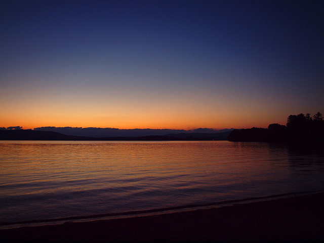 Province Lake at dusk