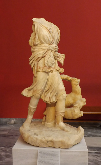 Statue of Artemis from Athens in the National Archaeological Museum of Athens, May 2014