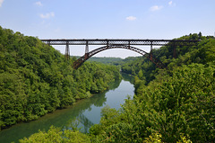Adda river and S.Michele bridge