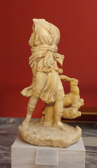 Statue of Artemis from Athens in the National Archaeological Museum of Athens, May 2014