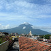 Antigua de Guatemala, Agua Volcano (3760m) and City Rooftops