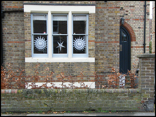 winter window decorations