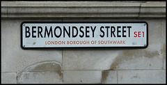 Bermondsey Street street sign