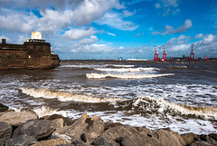 Perch Rock Fort and the River Mersey
