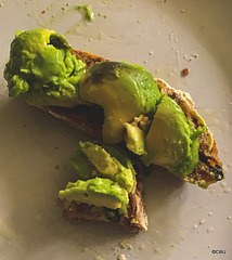 Avocado on wholemeal multi-seeded bread is not diet food