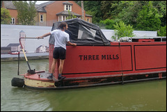Three Mills narrowboat