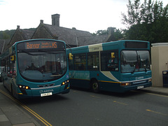 DSCF9940 Arriva Cymru CX14 BYL and X243 PGT