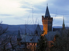 Schloss-Turm in Wernigerode