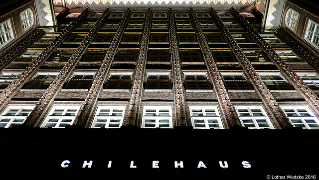 Chilehaus - Fischertwiete Südfassade