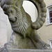 Chur- Statue on a Fountain in the Old Town