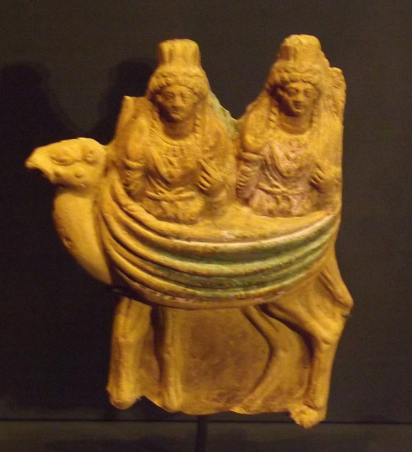 Two Musicians on a Camel Figurine in the Louvre, June 2013