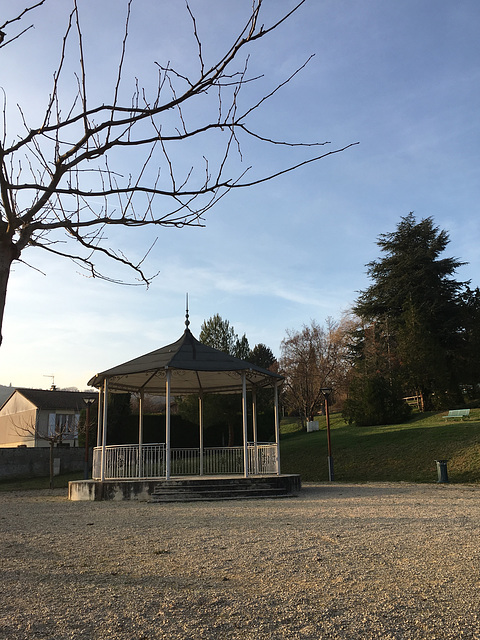 Le parc à Saint Uze