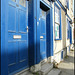 St Giles blue doors