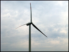 Windrad auf dem Energieberg Hamburg