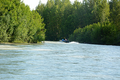 Alaska, Going to the Fishing Upstream the Talkeetna River