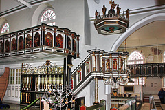 Glückstadt, Kanzel in der Stadtkirche