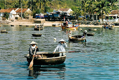 Vietnam - Bootstaxis bei Nha Trang