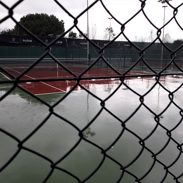 no tennis today