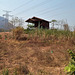 Maison électrique parmi la végétation (Laos)