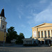 Finland, Tampere Old Church and Tampere Theater