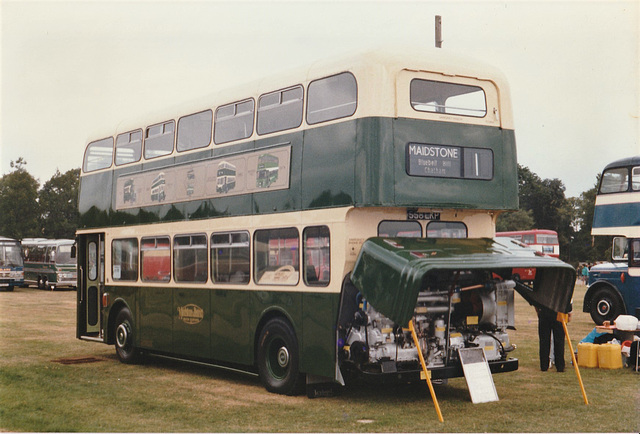 Preserved former Maidstone and District DH558 (558 LKP) at the British Bus Day Rally, Norwich – 10 Sep 1994 (101-15)