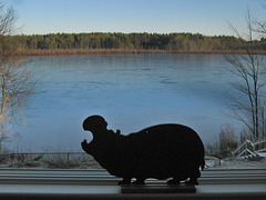 Animal Sculpture at Lake  Willis, Sudbury