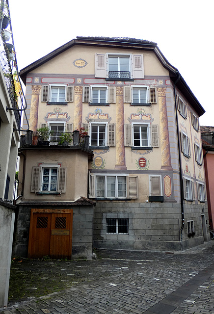 Chur- Original House of the Schauenstein Family circa 1450
