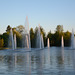 Finland, Fountains in the City Park of Oulu