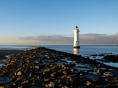 Perch Rock Lighthouse and groine