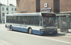 East Kent Road Car Co 1408 (M408 OKM) - 30 June 1995 (Ref 274-26)