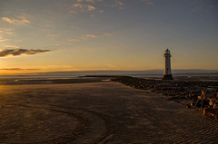 Perch rock lighthouse at sunset4