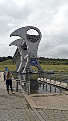 The Falkirk Wheel  Rotating Boat Lift