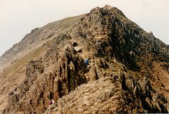 Climbing Glyder Fach,Snowdonia 13th May 1992