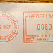 Dutch franking machine impression – Hasler Mailmaster