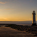 Perch rock lighthouse in the golden hour