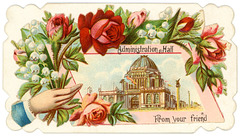 World's Columbian Exposition Calling Card, Administration Hall