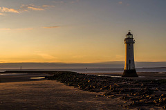 Perch rock lighthouse in the golden hour3