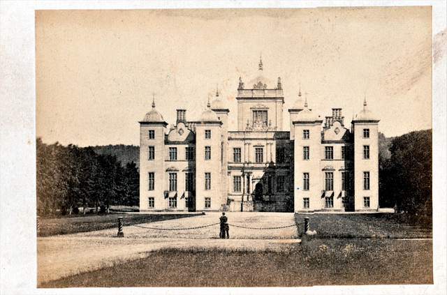 Murthly Castle, Perthshire, Scotland (Demolished using explosives c1950)
