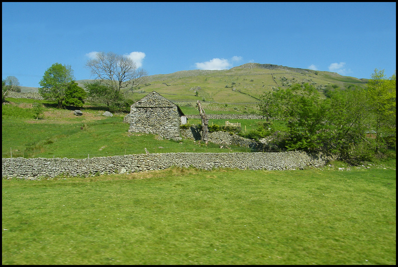 stone wall and byre